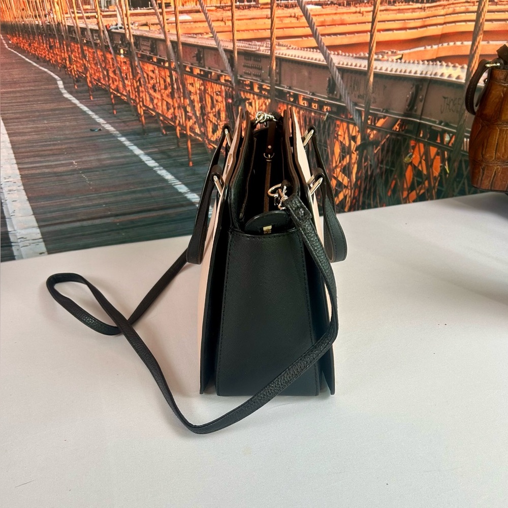 Kate Spade Pink and Black Handbag - Picture 3 of 12